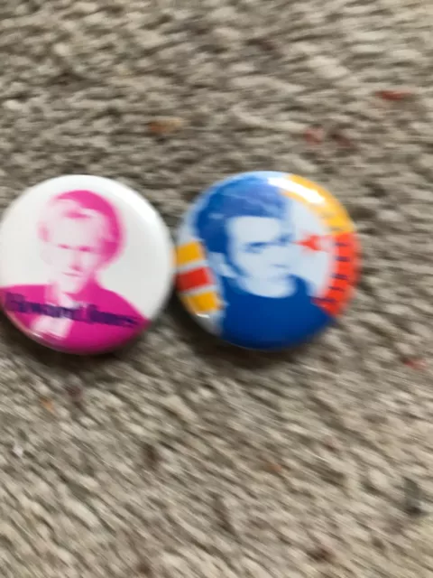 Batch Of Vintage 1980's Pop Button Badges. 3