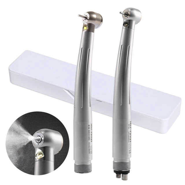 Dental LED E-generator Fiber Optic High Speed Handpiece 2Holes 4Holes for NSK