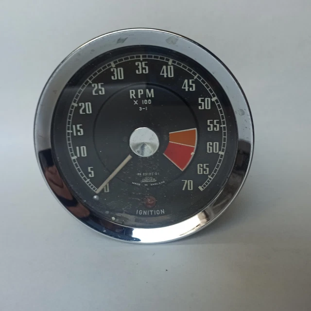 Early MGB 1962 - 1964 + Early MG Midget MKI Tachometer RN2312/01 Origional OEM