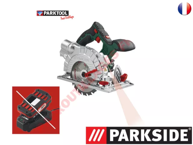 PARKSIDE® Scie circulaire sans fil PHKSA 20-Li A2, 20V Sans Chargeur Sans Bat.