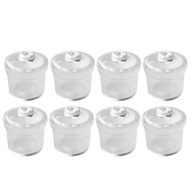 8 Pcs Playing House Toy Ornaments Jar Model Jewelry Accessories Decorations