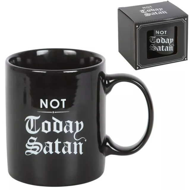 "Taza de café de novedad" No hoy Satanás Taza de té descarada Regalo