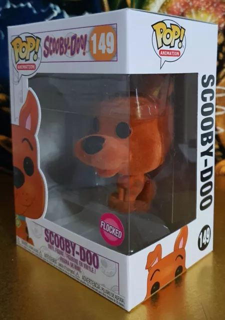 💥👀 Funko Pop! Vinyl Animation Scooby-Doo! Orange #149 FLOCKED