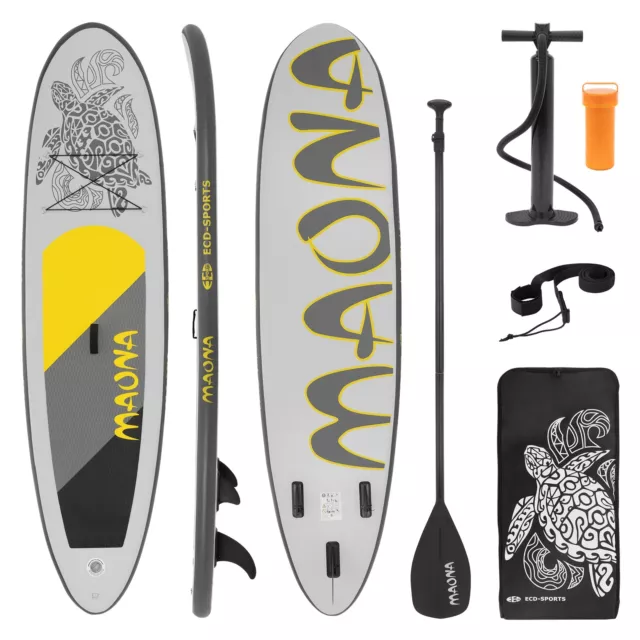 Stand up paddle surfing SUP Maona planche de surf gonflable gris 120 kg 308 cm