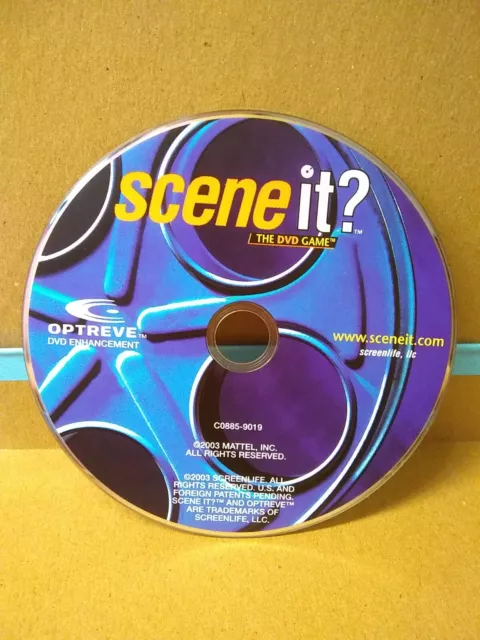 2003 Scene it? DVD Board Game Replacement DISC ONLY