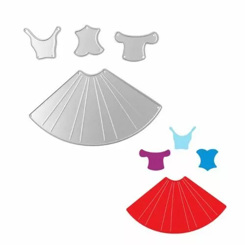 Metal Embossing Crafts DIY Scrapbooking Stencil Dress Cutting Dies Card Paper