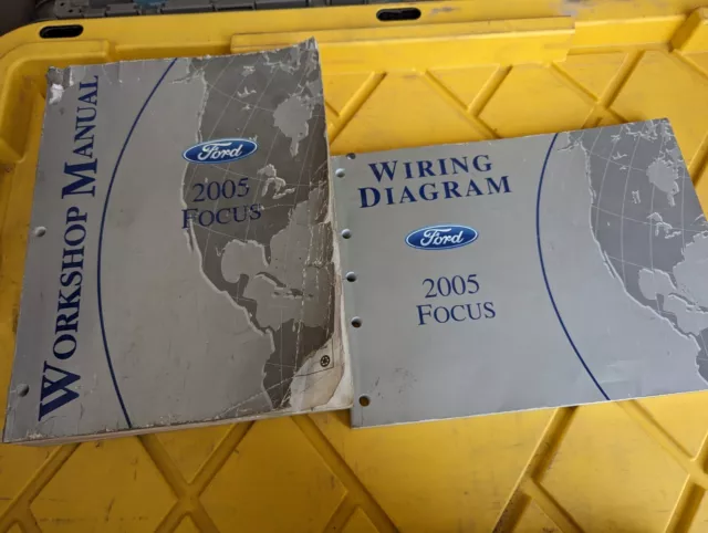 2005 Ford Focus Service Repair & Wiring Diagrams Workshop Manual Set OEM