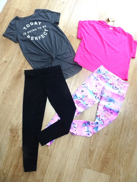 NEXT girls 4 piece clothes bundle leggings t shirt AGE 12 YEARS EXCELLENT