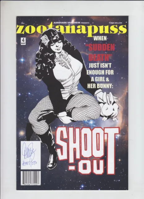 Zootanapuss #4 VF/NM signed Dave Sim #387/590 Glamourpuss 25 variant