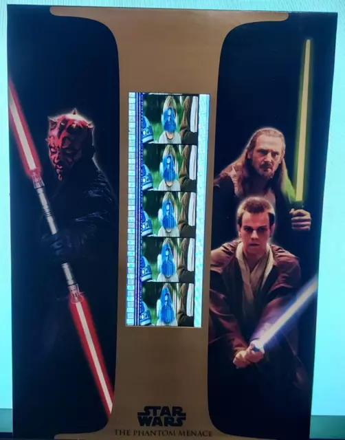 Star Wars Episode I: The Phantom Menace 35mm Theater Film Cutting Nice!