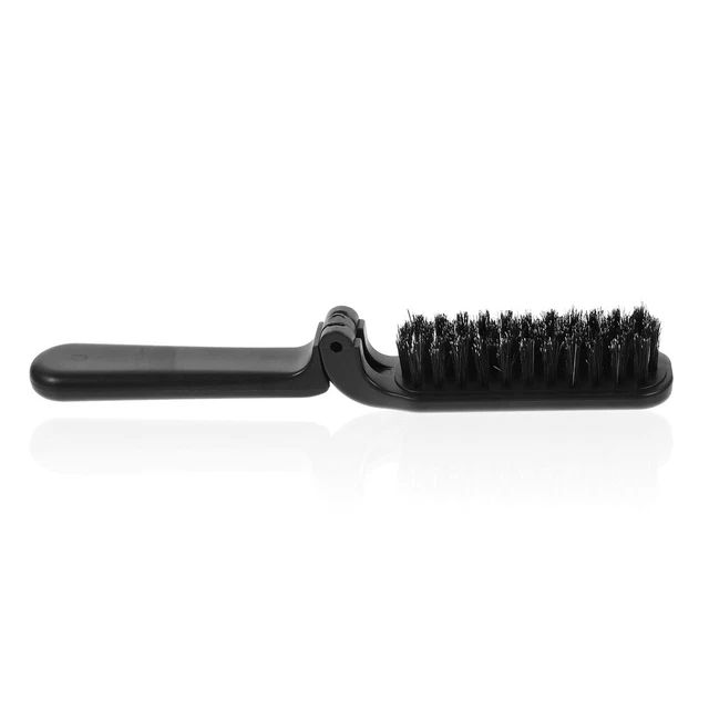 Portable Mustache Brush Beard Mini Bristle Cleaning Man Travel Grooming