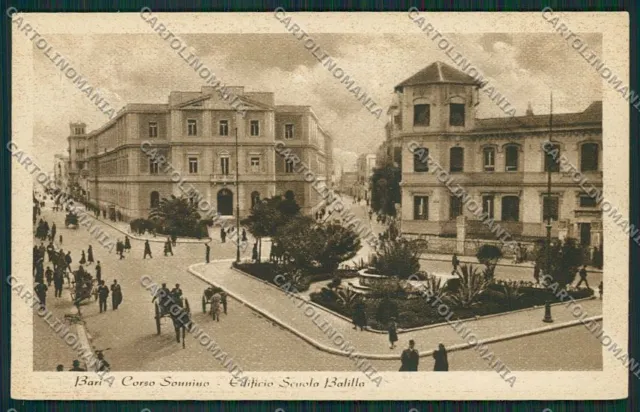 Bari Città Edificio Scolastico Balilla cartolina ZC1892