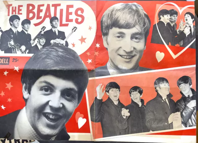 The Beatles - Orig. USA Banner/ Poster 1964