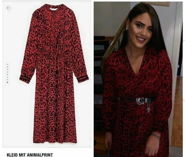 Robe leopard rouge zara hotsell
