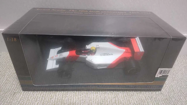 Suzuka Legend McLaren Honda MP4 7 1/18 Scale Model Ayrton Senna 50th Anniversa