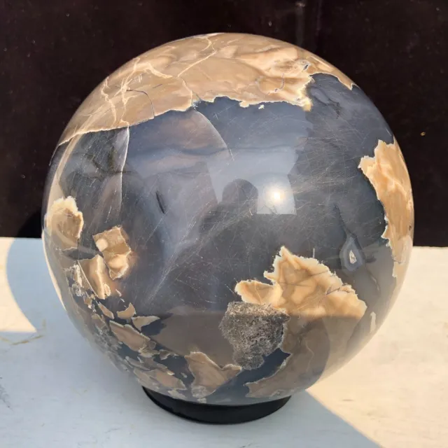12.8LB  Natural volcanic agate quartz ball crystal ball mineral specimen healing