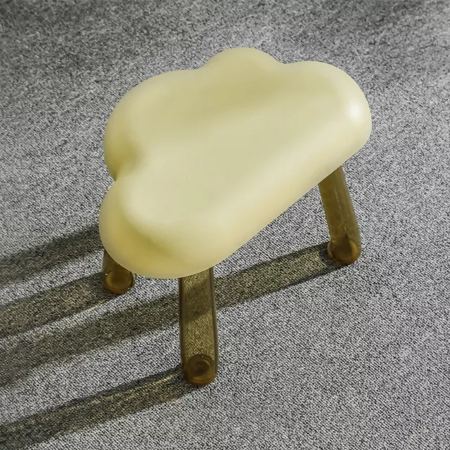(Green)Children Chair Transparent Leg Shape Top Fine Workmanship Plastic