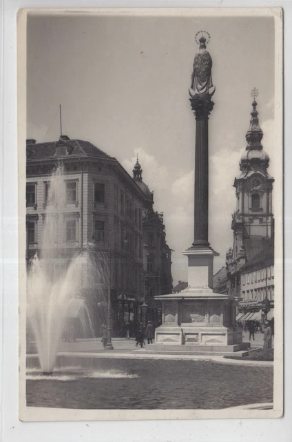 AK Graz, Bismarckplatz, Foto-AK 1929, gel. 1930