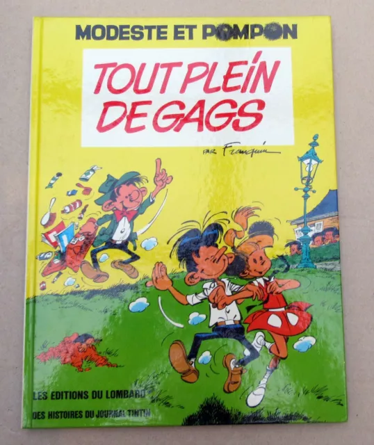 Modeste Et Pompon Tout Plein De Gags Lombard  Franquin 1973 Tbe