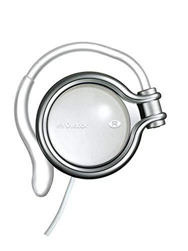 Open type on-ear headphones Ear hook type Pearl white