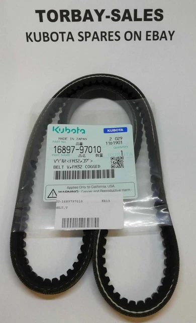 New D1703 1G953-97010 Fan Belt For Kubota Engine Parts