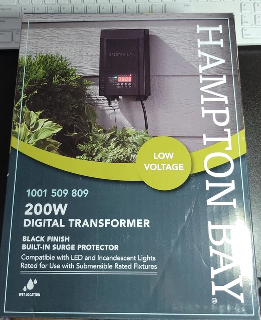HAMPTON BAY SL20012A Landscape Digital Transformer Lighting Low Voltage