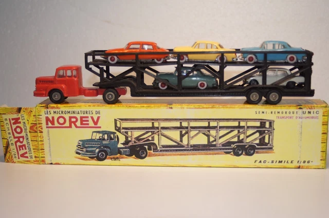 CIJ NOREV CAMION UNIC SAHARIEN SEMI REMORQUE PORTE PIPE LINE neuf boite - Collection