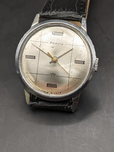 Raro orologio vintage sovietico Raketa 2609B anni '60 21 gioielli meccanici...
