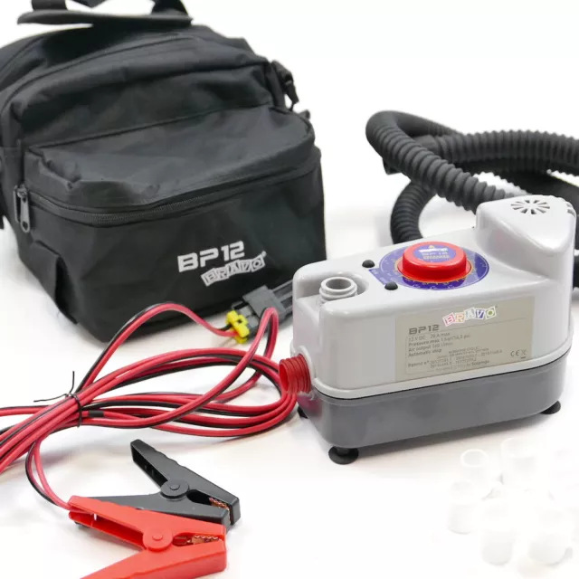 BRAVO BP12 High Pressure 14.5 PSI 12V Electric Pump for Inflatables 2