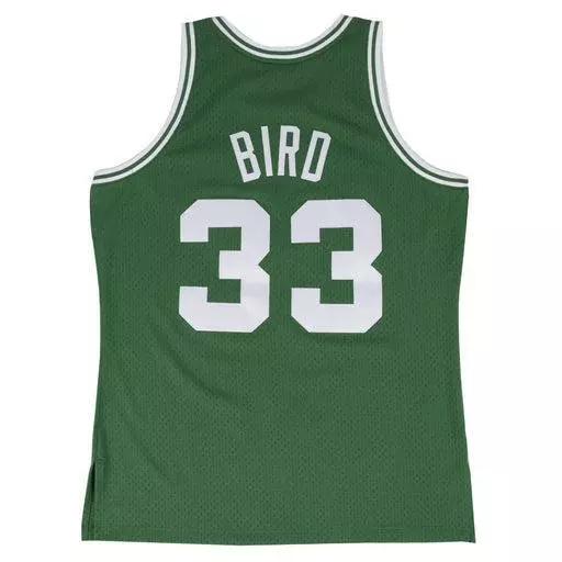 Larry Bird Boston Celtics Green Throwback Swingman Jersey