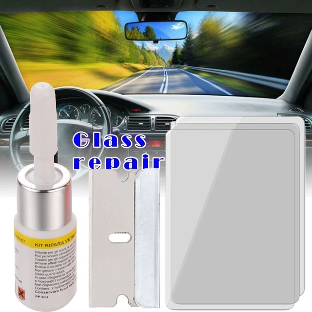 Incrinato Vetro Kit Riparazione Parabrezza Set Auto Fai da Te Strumenti Zero New