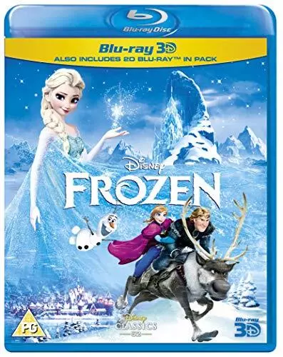 Frozen [Blu-ray 3D + Blu-ray] [Region Free] - DVD  7IVG The Cheap Fast Free Post