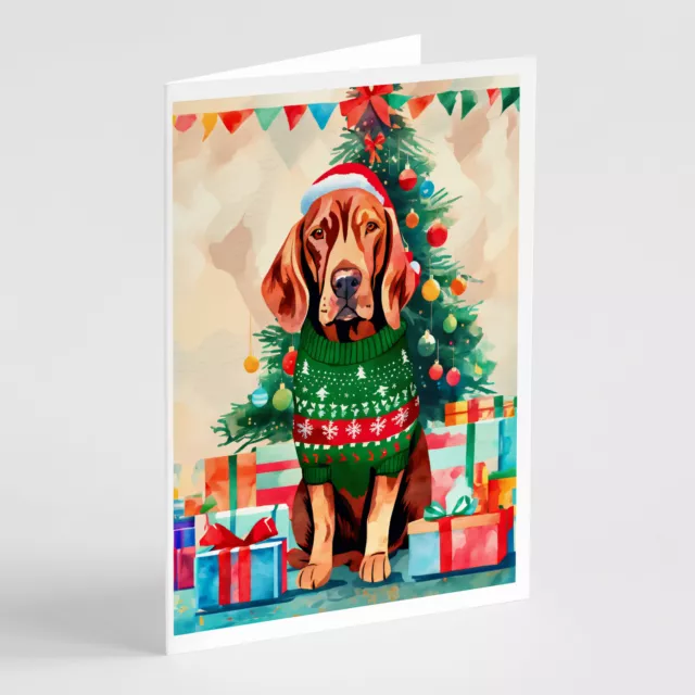 Vizsla Christmas Greeting Cards and Envelopes Pack of 8 DAC3674GCA7P