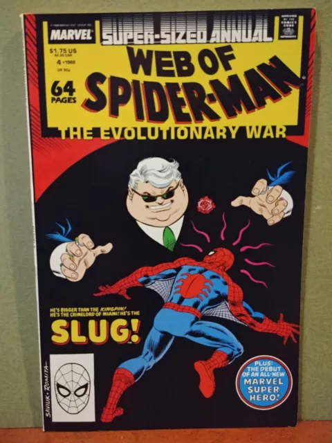 Web of Spider-man Annual #4 Marvel 1988 vs. Slug  8.0
