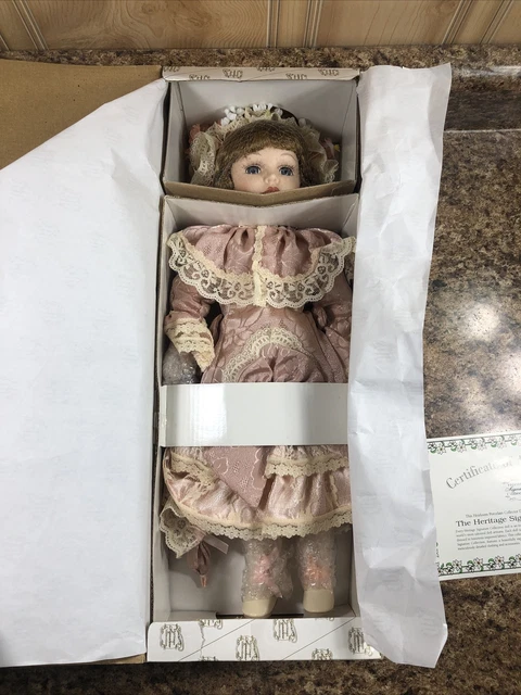 Porcelain RARE Heritage Signature Collection Victoria Doll 16" Never Out Of Box