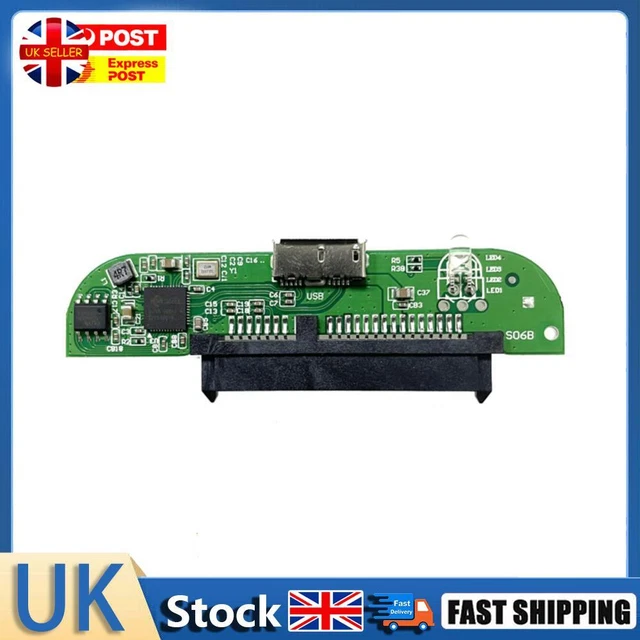 New USB 3.0 To 2.5in SATA 7+15Pin Hard Drive Adapter For SATA 3.0 SSD&HDD Hot