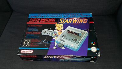 Console Super Nintendo SNES Pack Starwing en boite HOL