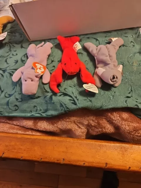 Ty Teenie Beanie Babies Pinchers The Lobster 1993 Lot