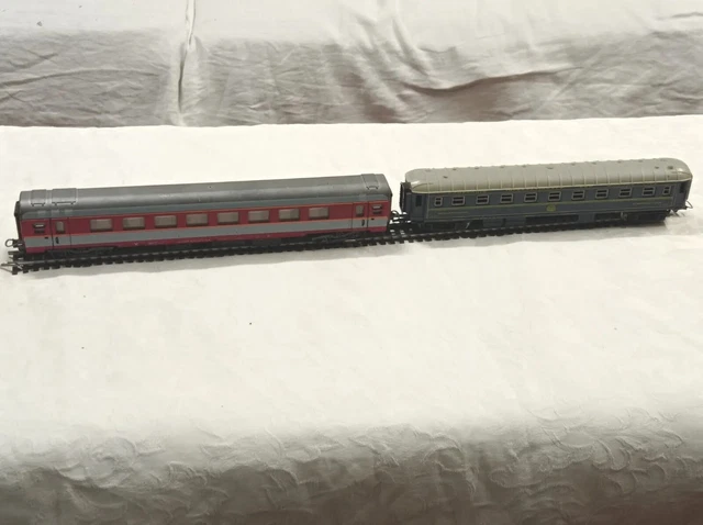Voiture Voyageurs Métal J DE P HO (1/87) Pour Train Mignon - France - Occasion