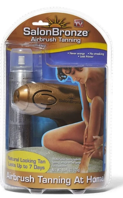 Kit de bronceado para aerógrafo de salón en casa con pistola pulverizadora y cartucho (BB) de 4,5 oz