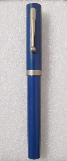 Sheaffer Füller Füllfederhalter mit Italik M Feder in Blau Vintage ohne OVP USA