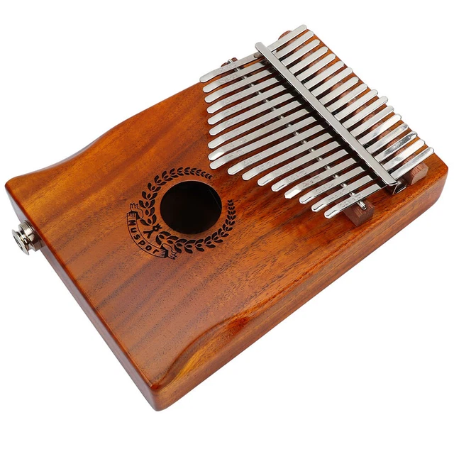 17 Touches Kalimba Thumb Piano Alliage Finger Piano Intégré Pick-up Débutant