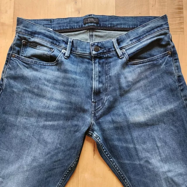 RALPH LAUREN POLO Jeans Mens Sullivan Slim Straight Blue Denim 34x31 ...
