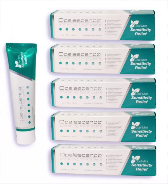 5x ULTRADENT OPALESCENCE Sensitivity Relief Whitening Toothpaste Zahnpasta