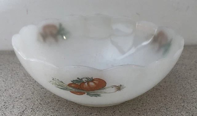 Saladier Arcopal Vintage Années 60 - Décor Marguerite, Verre Français, Occasion