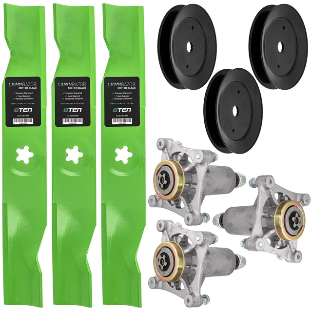48" Spindle Pulley Belt Kit For Husqvarna YTH23V48, YTH24V48, YTH24K48 Mowers