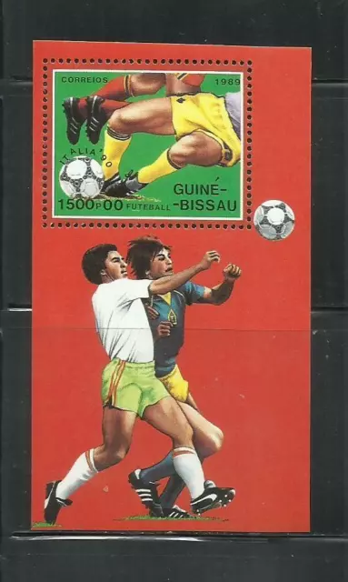 GUINEA BISSAU. Año: 1989. Tema: DEPORTES. FUTBOL