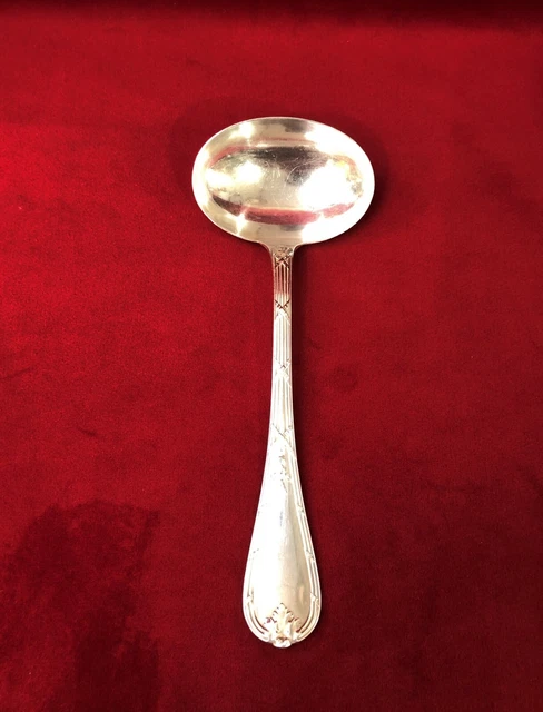 Louche Christofle – Modèle Ruban Clochette – Argent Plaqué – Orfèvrerie Française (occasion)