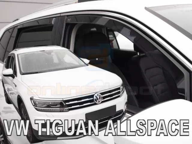 HEKO dunkel Windabweiser für VW Tiguan II Allspace 5-türer 2017-heute 4-tlg