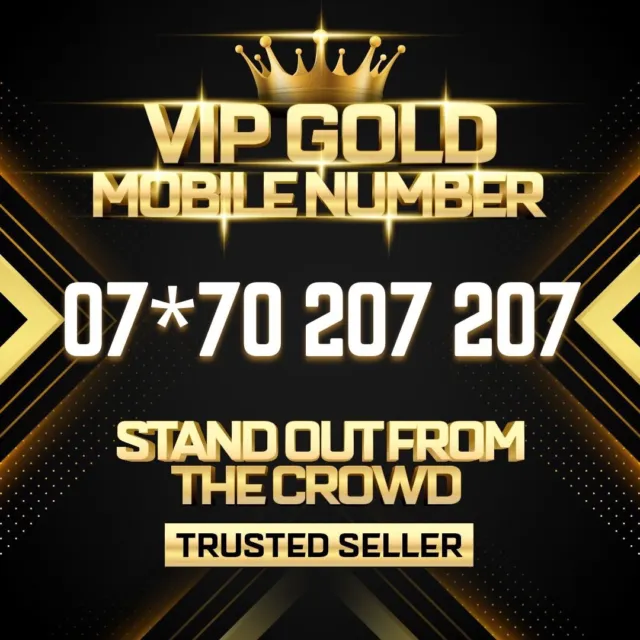 Scheda SIM 07*70 207 oro platino business esclusiva numero di telefono VIP